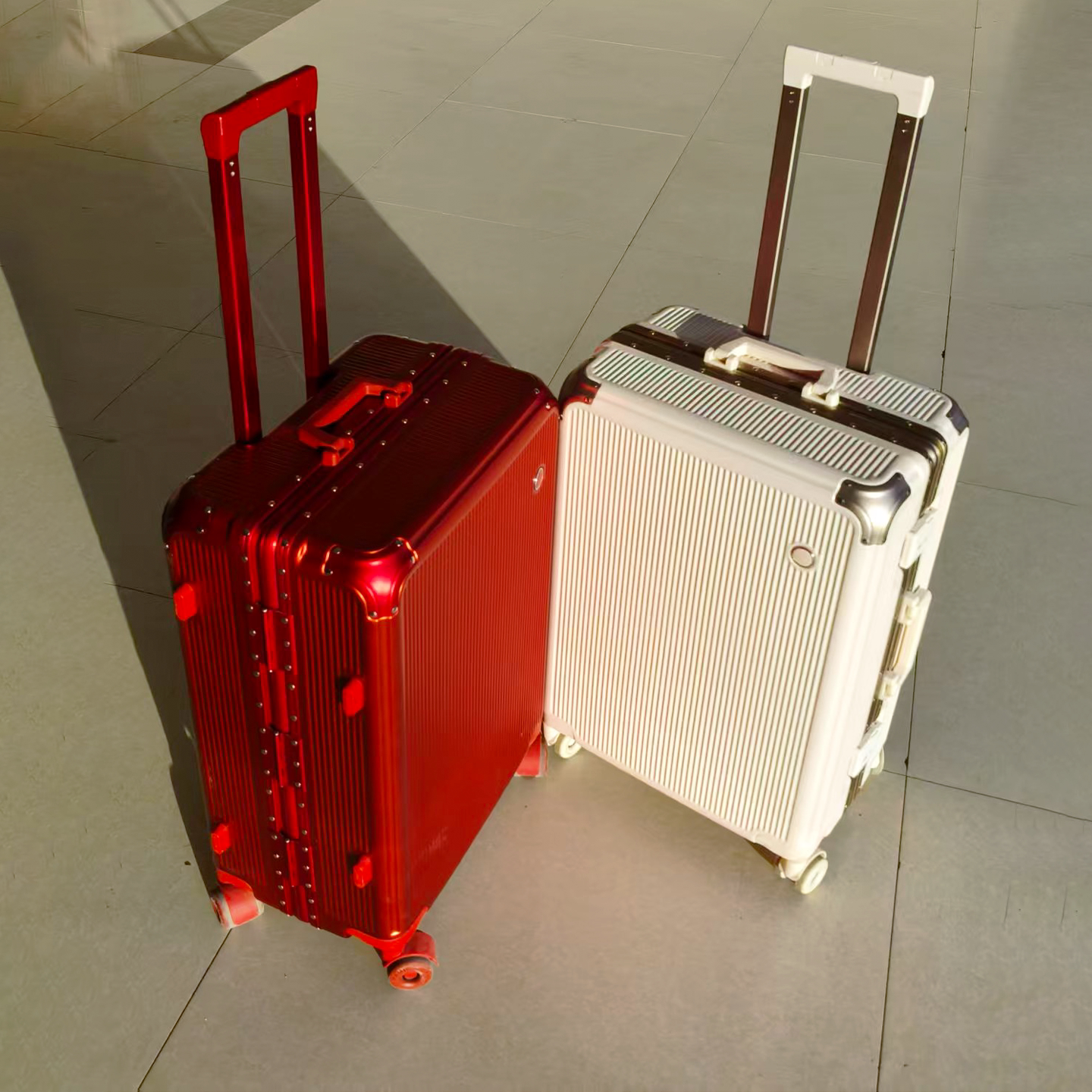 袋鼠红色行李箱结婚女方陪嫁喜20寸可登机出嫁红高级感2025新款22