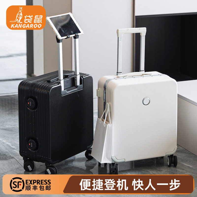 【正品袋鼠】多功能免托运登机箱图片