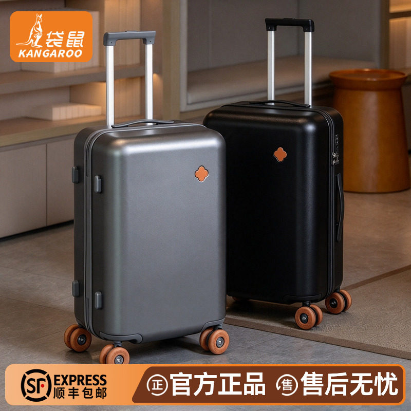 男士20寸可登机超轻商务拉杆箱