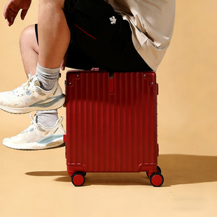 小行李箱红色结婚陪嫁小型登机18寸旅行拉杆密码结实耐用皮箱子16