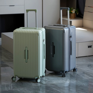 袋鼠行李箱拉链款双层防爆28寸大容量pc材质30结实耐用拉杆密码24