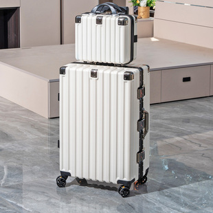 袋鼠行李箱拉杆箱结实耐用加厚2026新款旅行密码皮箱子24寸子母箱