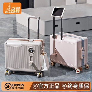 袋鼠儿童行李箱女孩可坐拉杆箱男孩可骑2026新款20寸登机旅行密码