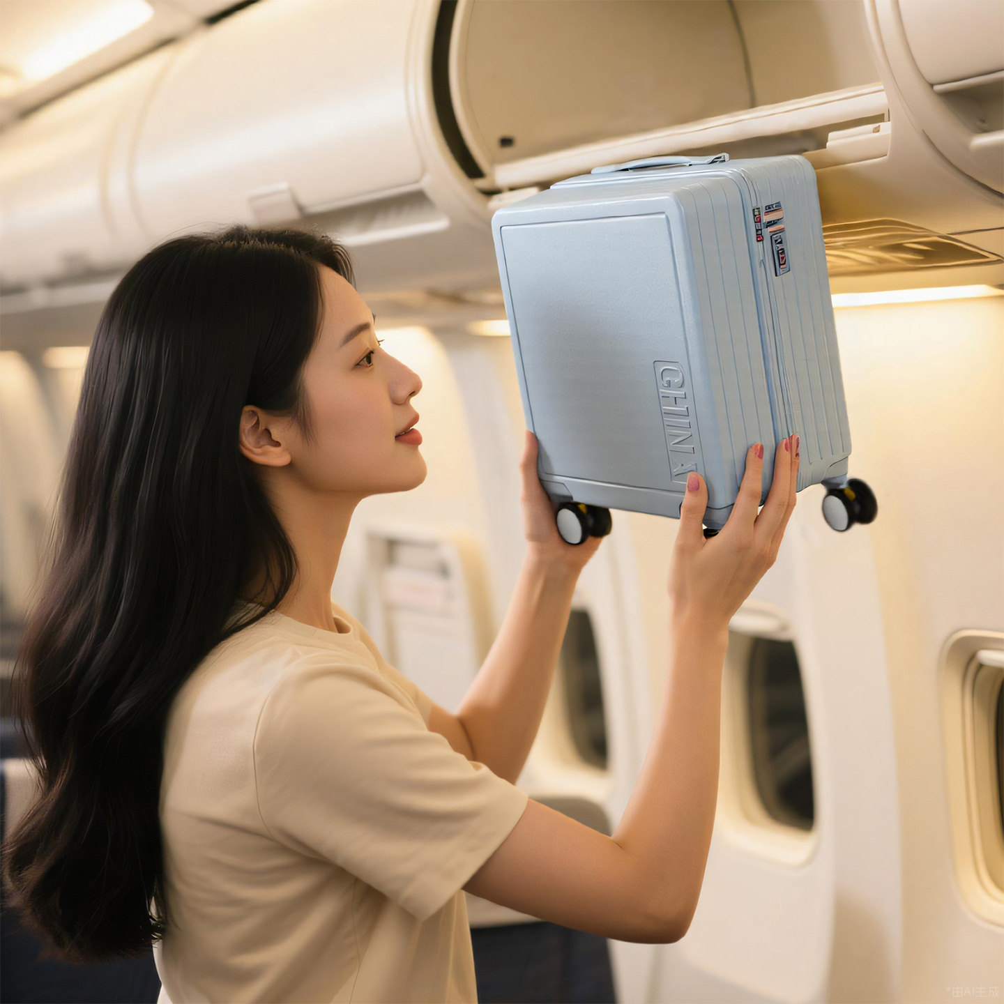 袋鼠春秋航空行李箱20x30x40小型登机14寸超轻密码旅行皮箱小号13