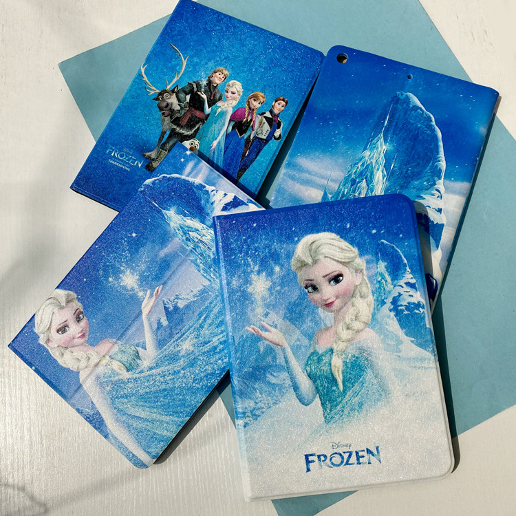 适用冰雪女王ipad平板爱莎保护套