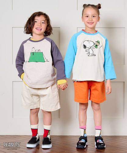 圆领卡通休闲长袖卡通图案T恤