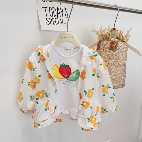 其他防晒衣田园清新花朵薄款外套