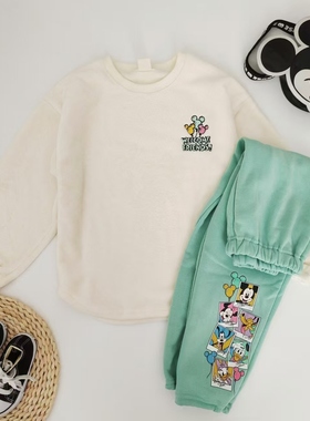 纯原日单Litte&迪家联名毛茸卫衣套装柔软亲肤舒适好穿