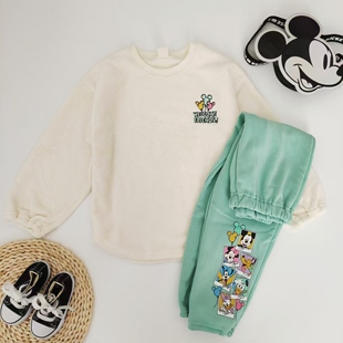 纯原日单Litte&迪家联名毛茸卫衣套装柔软亲肤舒适好穿