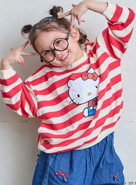 纯原日单25秋冬新款三丽鸥Hello Kitty毛圈卫衣MK5A80柔软舒适