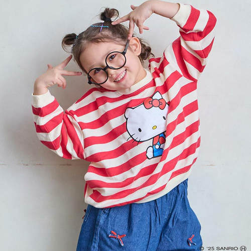 纯原日单25秋冬新款三丽鸥Hello Kitty毛圈卫衣MK5A80柔软舒适