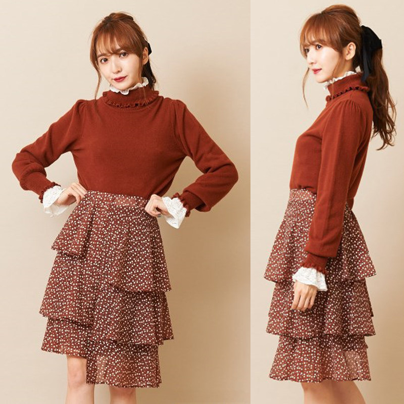 LB-S家層日系百搭波點印花不規則層疊蛋糕裙半身裙短裙082803195在類目 女裝/女士精品, 半身裙中 - 來自Buy2taobao.com提供專業的淘寶代購服務