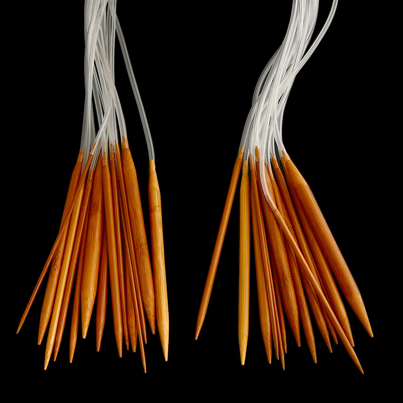 毛儿手作环形棒针竹针编织钩针织