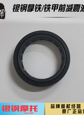 银钢拿铁摩托车原厂前减震油封