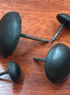 老式大门铁配件门钉铁钉铸造铁铆钉仿古大门帽钉装饰钉加固钉泡钉