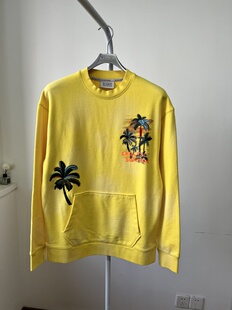 样品码 微瑕 面料厚实有质感 圆领刺绣毛圈卫衣 胸围106 Soda男式