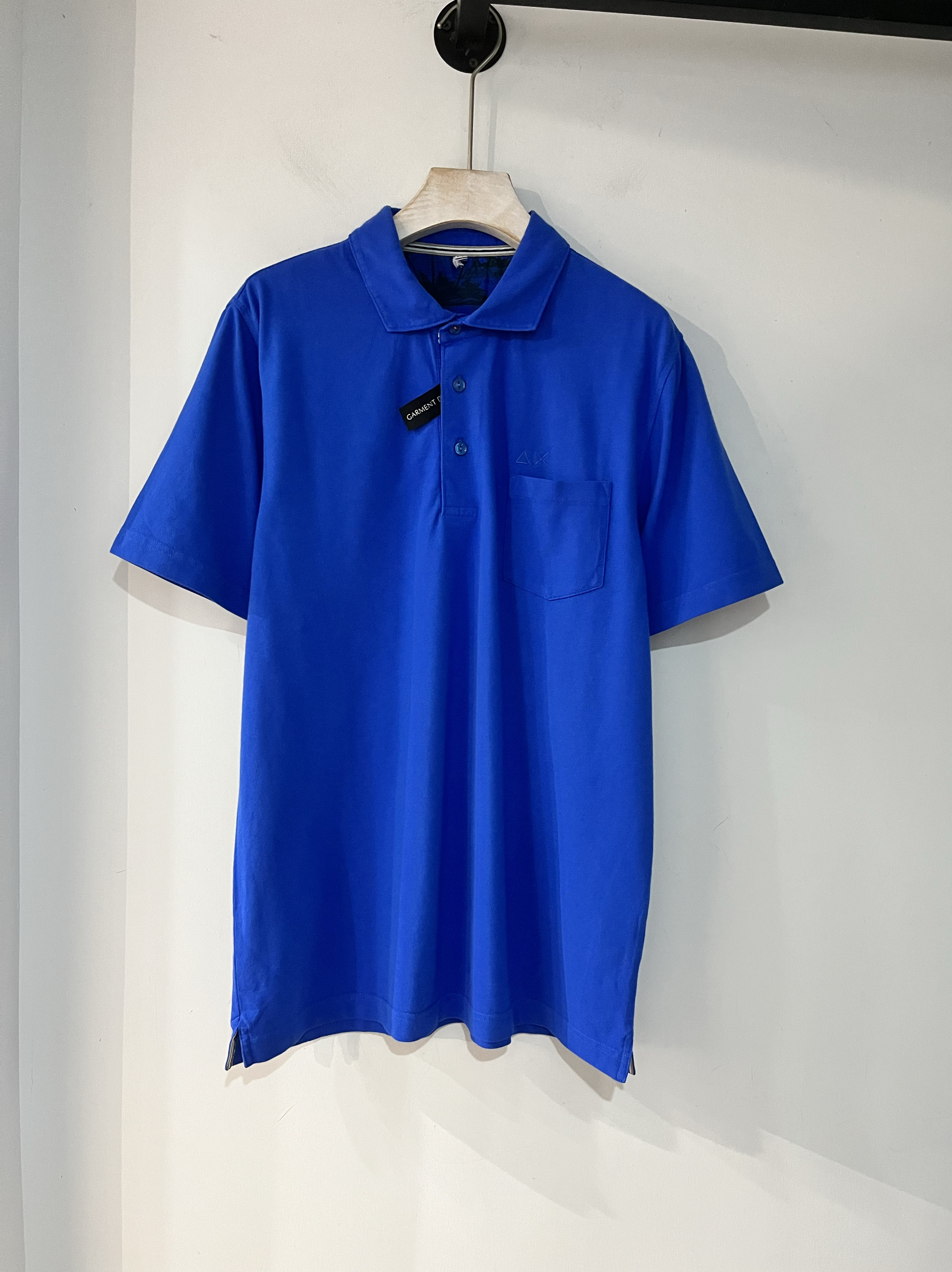 意大利轻奢品牌元单男式翻领T恤 95棉 L胸围100衣长73