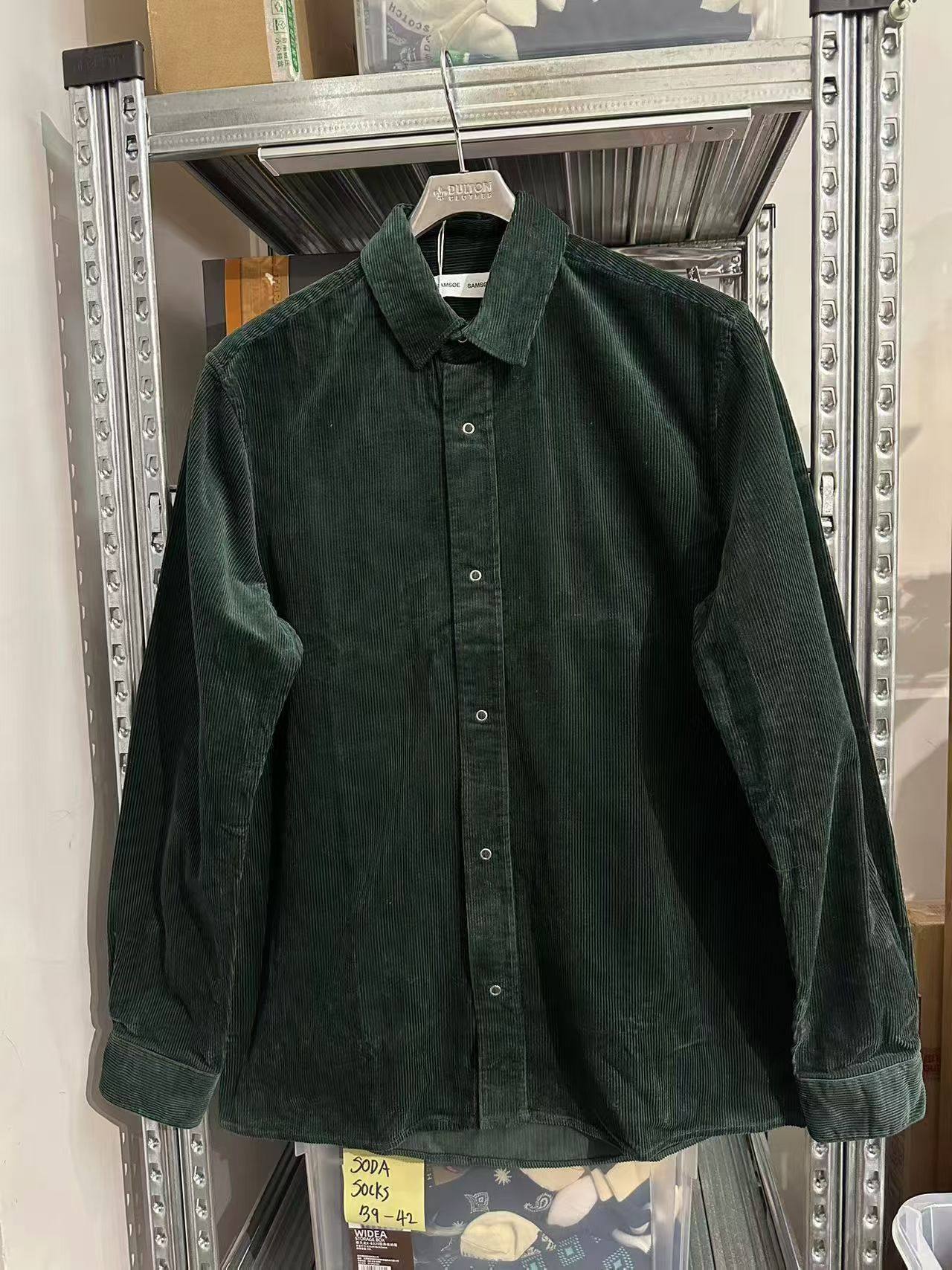 SS男式条绒衬衫外套 全棉 L 胸围112 偏厚 质感好 官价1600