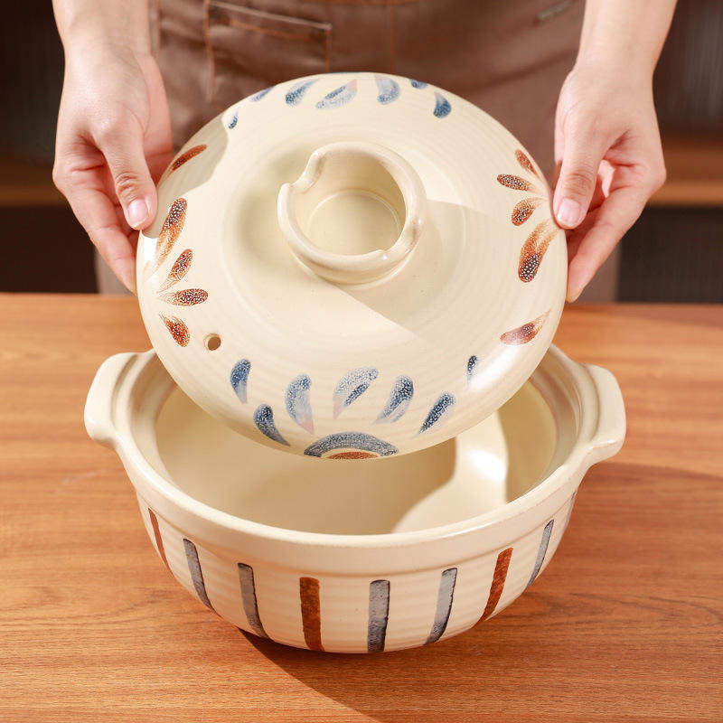 新款 手绘加热耐高温炖锅家用明火煲汤汤锅陶瓷砂锅砂锅/石锅中式,厨房/烹饪用具,砂锅/石锅,淘宝优惠券,粉丝福利购,淘宝优惠卷