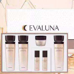 EVALUNA依花珞娜弦月赋活沁漾礼盒水乳精华面霜抗皱六件套正品