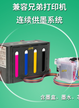 丽辉 适用兄弟brother MFC-J470DW J752DW J650DW J870DW J245dw打印机连供 LC103 113 123 163墨盒供墨系统