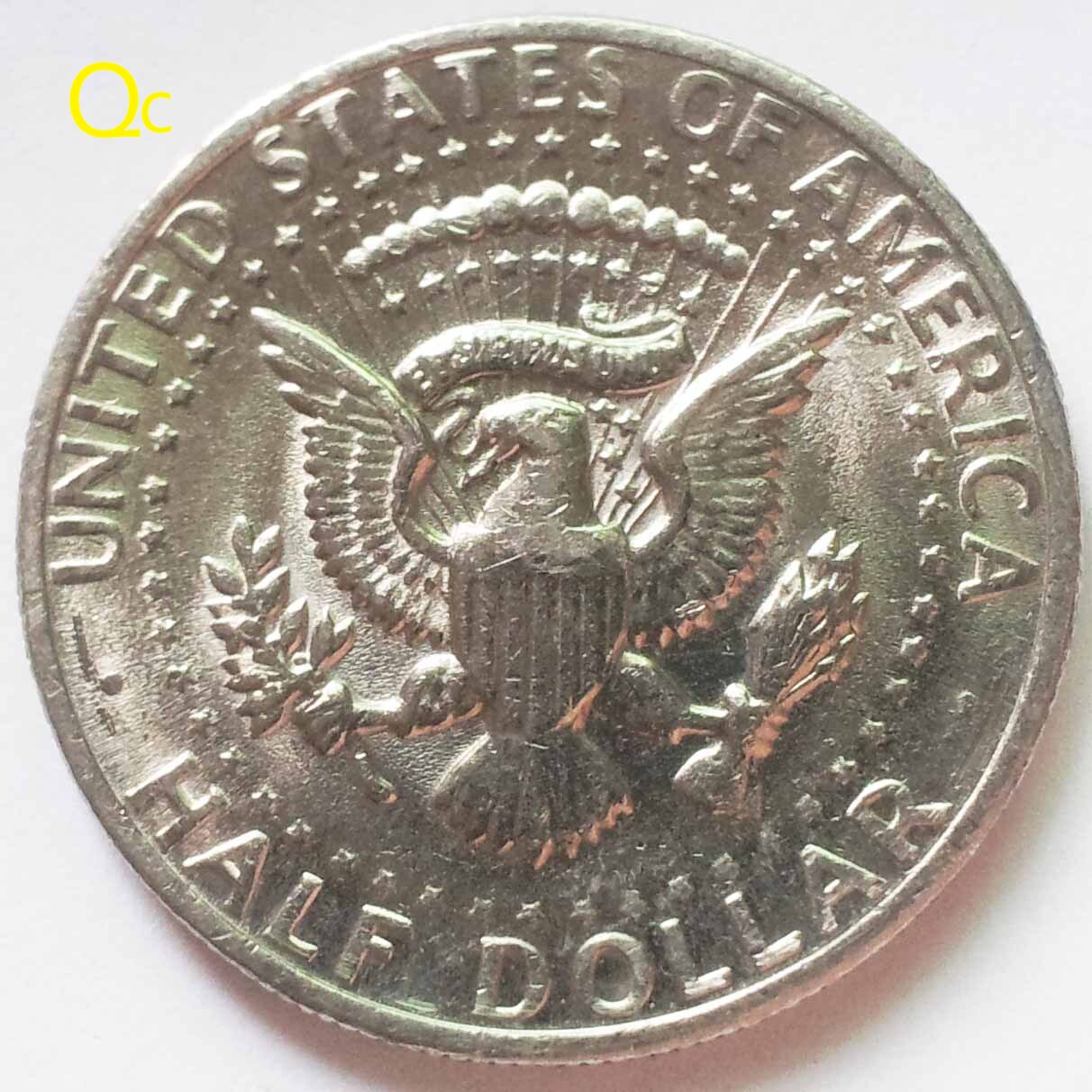 外国钱币保真美国硬币1971年.50美分半肯尼迪可做魔术币外币a30.