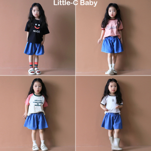 人手必入N件！韩国儿童2026春夏纯棉短袖t恤男女宝宝休闲半袖上衣