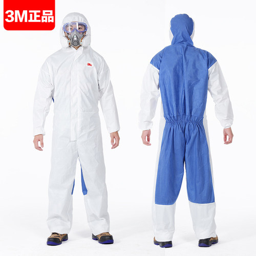 3m带帽抗静电一次性工作防护服