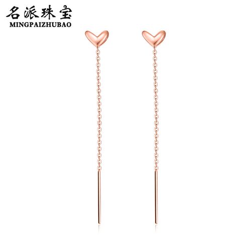 新品俄罗斯585紫金14k纯女士耳环