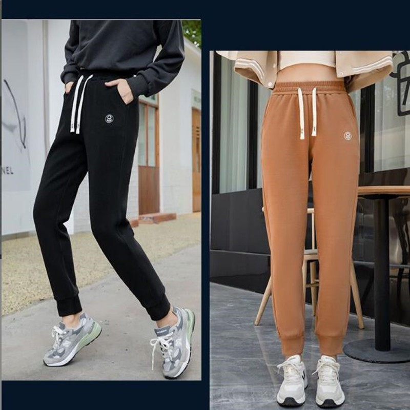 防风裤女秋冬新款加厚休闲裤户外宽松直筒运动裤松紧腰抽绳女裤,女装/女士精品,卫裤,淘宝优惠券,粉丝福利购,淘宝优惠卷