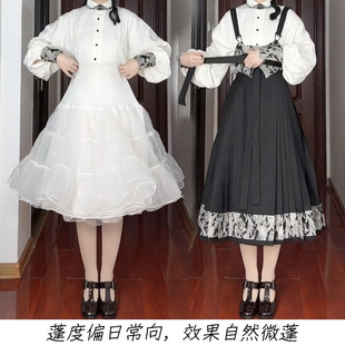 65cm裙撑70cm无骨纱撑马面裙日常撑微蓬Lolita衬裙大码 200斤胖mm