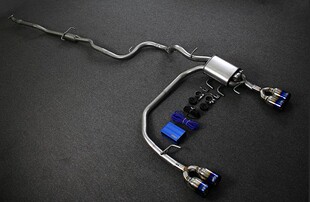 广汽 GA6 汽车改装排气管遥控阀门双4出不锈钢尾喉跑车中尾段GA4