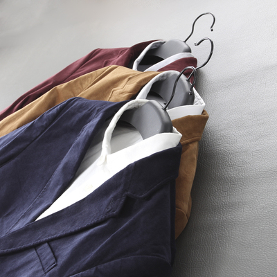 抓紧来捡漏了！老客必入 男士秋冬内衍棉灯芯绒西服 条绒便西D344