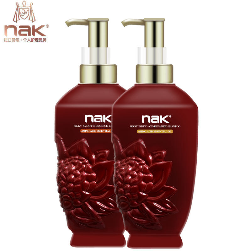 nak氨基酸精油洗发水润发乳套装 进口香氛长时留香香水型 228g2瓶