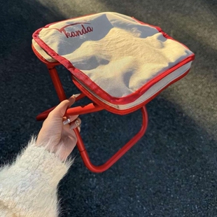 手包摺叠凳笔袋小马扎可携式户外露营钓鱼春运或者旅行板凳排队神