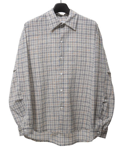 cndr韩网代购直邮24新款泡泡纱鲁德衬衫