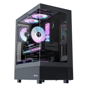 TT钢影透S mini海景房机箱台式电脑主机机箱270°全景支持240水冷