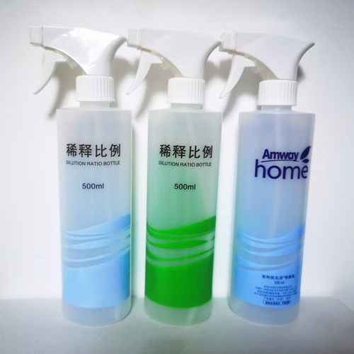 安利同款喷瓶喷雾瓶500ml刻度比例配比瓶分装稀释瓶塑料喷壶 - 封面