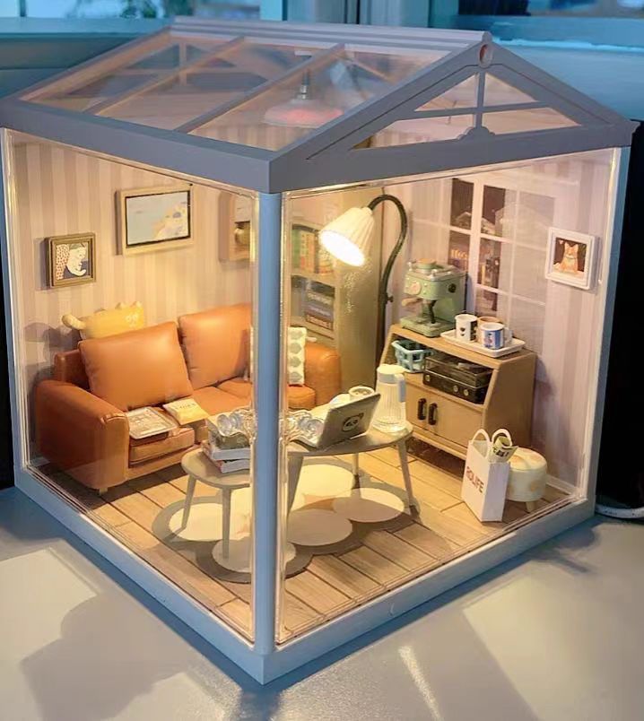 若来手工diy小屋微缩创意礼品