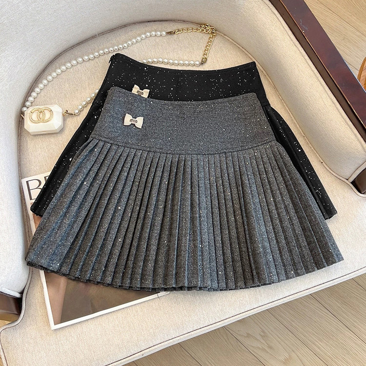 女童时尚亮片星空呢短裙2025秋冬韩版儿童洋气百搭学院风半身裙潮,童装/婴儿装/亲子装,半身裙,淘宝优惠券,粉丝福利购,淘宝优惠卷