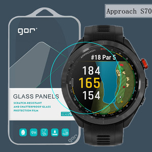GOR适用Garmin Approach S70手表钢化膜 佳明S62 S60 S40 Enduro3玻璃膜 Vivoactive3 Vivoactive HR保护贴