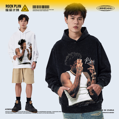 摇滚计划杰伦格林卫衣连帽套头