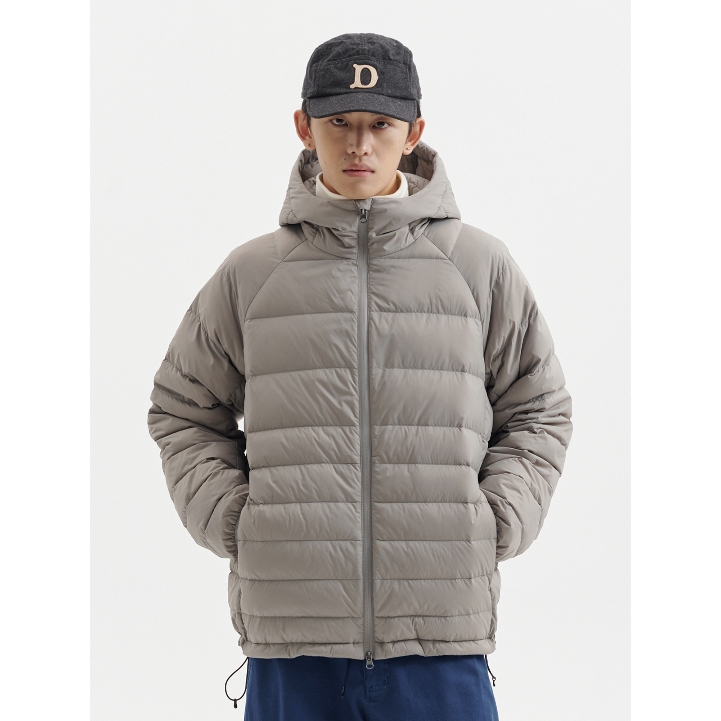 BUTTBILL防泼水白鸭绒排骨羽绒服