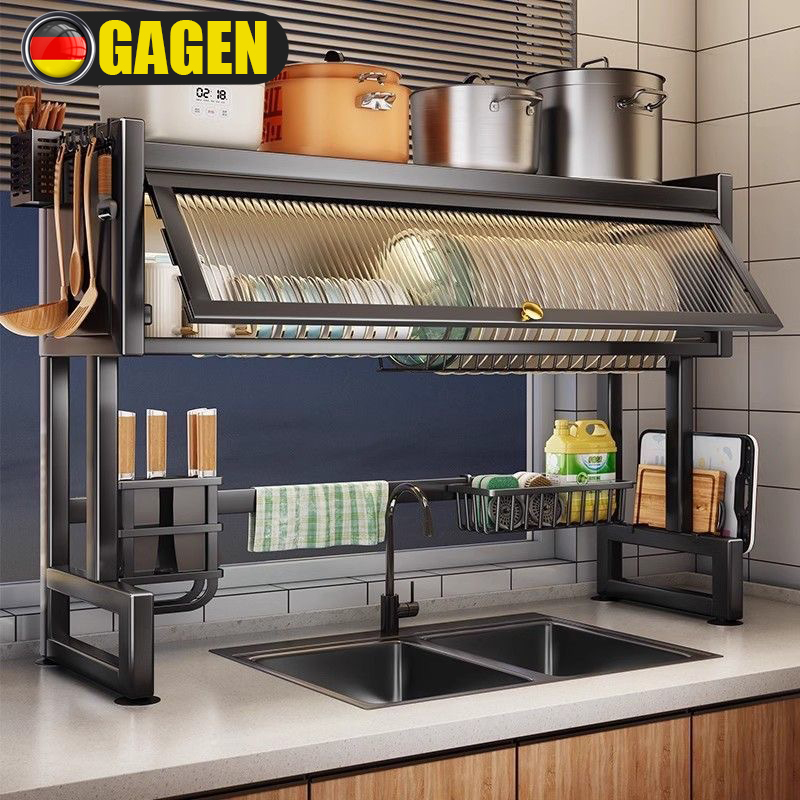 德国厨房水槽置物架多功能沥水架