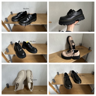 厚底增高休闲学院风小皮鞋 暮家 时尚 品牌系带真皮乐福超值 五款