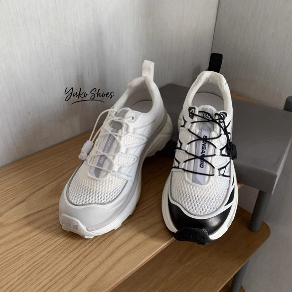 35#亏清！春夏徒步厚底老爹鞋~抽绳网面透气舒适户外登山鞋小白鞋,女鞋,老爹鞋,淘宝优惠券,粉丝福利购,淘宝优惠卷