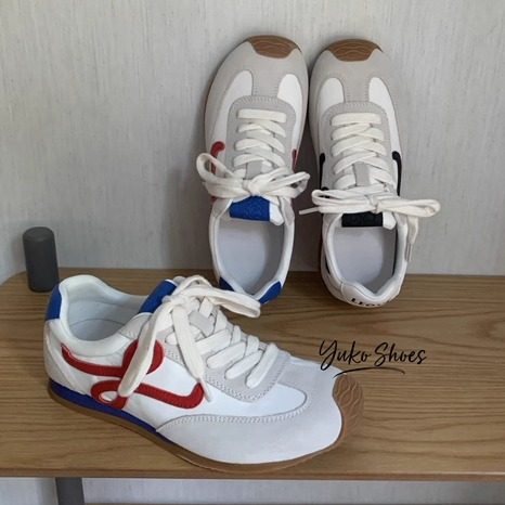 德训鞋系带运动休闲阿甘鞋单鞋