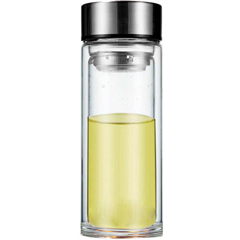 加厚双层玻璃杯泡茶杯