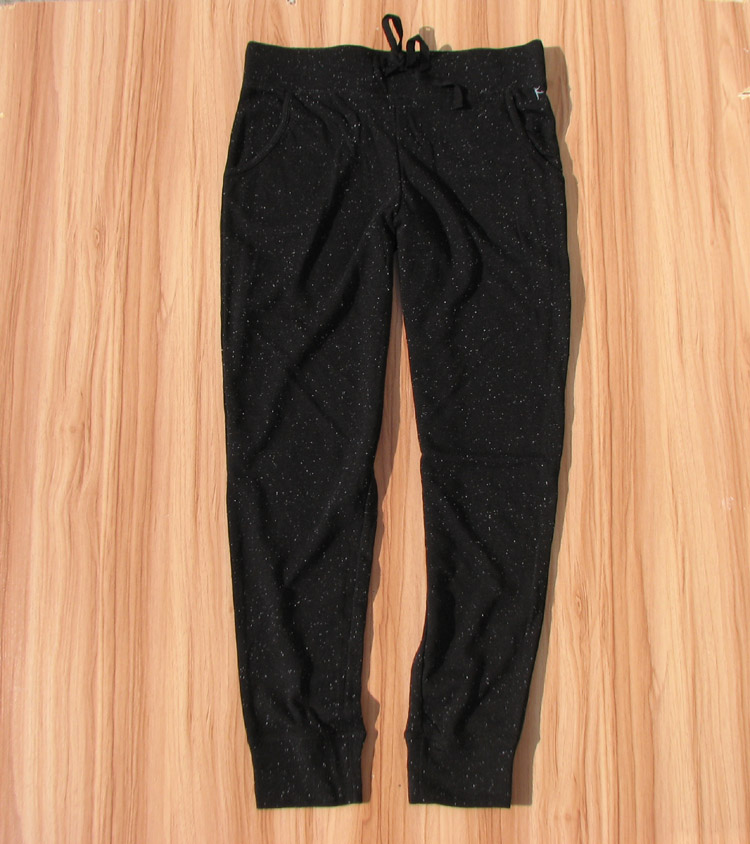 大码纯棉小脚休闲长裤