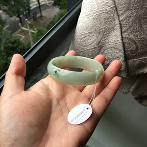 暮笙记女款翡翠天然A货玉石手镯